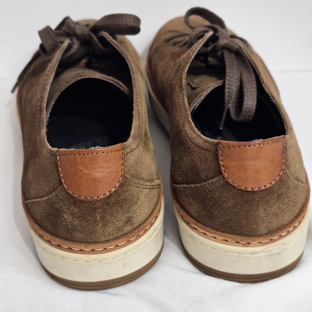 To Boot New York Adam Derrick Geoffrey Tan Suede Sneaker Minimalist Casual Sz 8